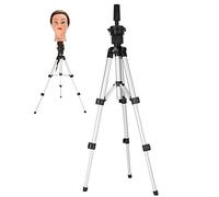 Staffa regolabile in metallo per treppiede, supporto per allenamento parrucchiere con testa di manichino, treppiedi universale per barbiere e formazione professionale