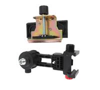 Staffa Regolabile Magnetica a L con Base Girevole e Clip per Montaggio su Parete o Soffitto, Adattatore Universale per Livella e Strumenti di Misura, Accessorio Flessibile per Fissaggio