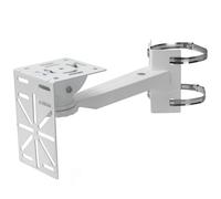 Staffa regolabile per fotocamera da esterno | Installazione senza attrezzi con anelli regolabili per un posizionamento sicuro della fotocamera su pali di varie dimensioni.