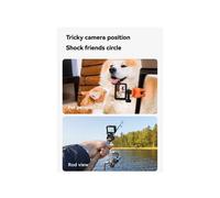 Staffa Regolabile per Hero 13 12 11 10 9 8 MAX per OSMO Action 5 4 3 per X4 X3 Supporto Flessibile Arancione