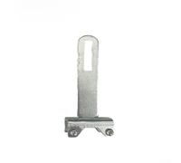 Staffa regolabile per interruttore di finecorsa in acciaio per apriporta scorrevole, supporto magnetico con sensore compatibile con sistemi a cremagliera e pignone da 8 mm, 12 mm, kit hardware per