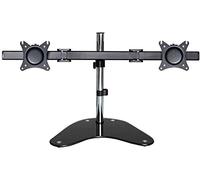 Staffa Regolabile per Montaggio a Parete per TV, Staffa Regolabile per Computer Desktop, Base per Display a Doppio Schermo, Gancio di Sollevamento Rotante