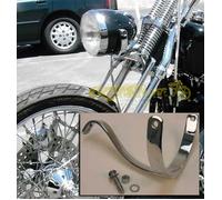 Staffa retrò per faro anteriore moto custom cafe racer bobber scrambler vintage