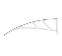 Staffa Rinforzata per Tenda da Sole da Esterno in Pvc Bianco | Supporto per Pensilina, Montaggio Semplice e Smontaggio Rapido, Uso Commerciale All'aperto