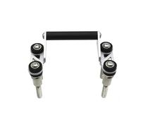 Staffa Rinforzata Supporto Per Smartphone Per Moto, Compatibile Con Per B&MW R1200RS R1200R, Supporto GPS, Supporto Per Fissaggio A Manubrio Anteriore Staffa Per Auto(Argento,12MM)