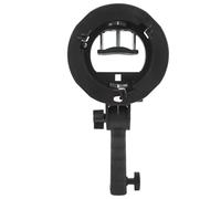 Staffa S Type Bracket in Alluminio, Supporto Flash Regolabile con Impugnatura Grande, Per Bowens Mount, Design Pieghevole e Compatibile - Controllo Inclinazione Preciso,