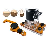 Staffa scanalatura base router compatibile con varie applicazioni lavorazione le