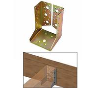 Staffa Scarpa Ancoraggio Travi in Legno, Supporto per Travi 60 x 100 aletta interna - 10 pezzi