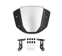 Staffa Schermo Di Protezione Del Deflettore Vento Anteriore Parabrezza Motociclo Per CB650R CB 650 R 2024-2025 Deflettore Vento(ARGENTO)