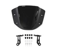 Staffa Schermo Di Protezione Del Deflettore Vento Anteriore Parabrezza Motociclo Per CB650R CB 650 R 2024-2025 Deflettore Vento(Nero brillante)