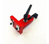Staffa scorrevole in alluminio compatibile con sistemi a T da 30 mm e 45 mm, per maschere e dispositivi per la lavorazione del legno (1# 45)