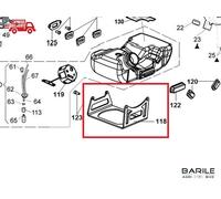 Staffa Serbatoio Benzina Scuotitore Olive ACTIVE OLIVATOR M50 - M60 - M70 (6GOM)