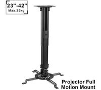 Staffa Soffitto per Proiettore Superior SUPSTV013 Full Motion 13.5Kg Nera