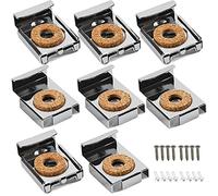 Staffa Specchio Acciaio Inox Sospensione Dello Specchio a Molla Staffa Per Specchio a Parete Per Impieghi Gravosi Usato Per Specchi Pesanti Specchi Appesi Vetro Appeso 8 Pezzi