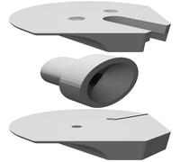 Staffa Supporto a Muro per Caricabatterie OptiMate 3 con Porta Cavi 3D