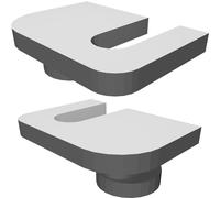 Staffa Supporto a Muro per Router AVM FritzBox 7590 - Adattatore da 7390