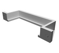 Staffa Supporto Alimentatore per Monitor LG 34WN80C-B Display Stampato 3D
