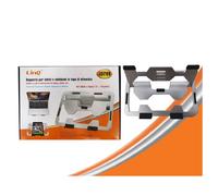 STAFFA SUPPORTO BASE REGOLABILE IN ALLUMINIO PER PC NOTEBOOK TABLET 7.9-19" J328