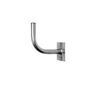 STAFFA SUPPORTO FISSAGGIO PARABOLA ANTENNA SATELLITARE SAT 90° 20 CM A MURO PALO