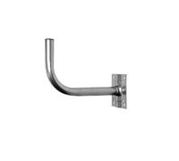 STAFFA SUPPORTO FISSAGGIO PARABOLA ANTENNA SATELLITARE SAT 90° 40 CM MURO PARETE