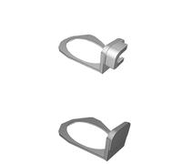 Staffa Supporto Maniglione per Jeep Wrangler Telefono CB Mic Senza Foratura