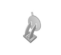 Staffa Supporto Parete per Ubiquiti UAP-AC Access Point Integrato 3D Kit