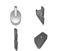 Staffa Supporto Parete per Webcam Logitech C615 1/4 UNC Filetto Enclosure 3D