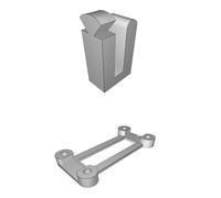 Staffa Supporto per EHEIM 4W Pompa Filtro Acquario Vetro 4mm Holder Ricambio