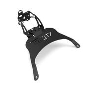 Staffa Supporto Per Navigatore GPS Per Moto Per Yamaha Tricity Per Smartphone In Metallo Nero, Piastra Di Piastra Di Navigazione(NERO 2)