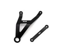 STAFFA SUPPORTO SCARICO + PIASTRA FORI PEDANE POSTERIORI R&G PER HARLEY DAVIDSON
