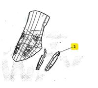 STAFFA SUPPORTO SINISTRO PARABREZZA SYM JOYRIDE TCS EURO5+ 300 2024 LJ30W6-IT