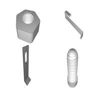 Staffa Supporto Sospeso per Tastiera Logitech K400 Monitor Clip Base Angolata