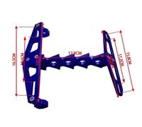 Staffa Supporto Targa In Alluminio CNC Per Luce Posteriore Moto