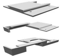 Staffa Supporto VESA 75x75 per Microsoft Surface Pro 4 2017 Ventola 80mm