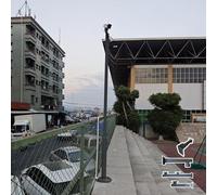Staffa Telecamera Esterna Supporto per Telecamera di Sicurezza Su Palo per Vialetto del Cortile Della Scuola, Telecamera di Sicurezza su Palo con 4 Bracci, Palo di Sorveglianza(Black,5.5m (18ft))