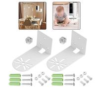 Staffa telecamera salvaspazio da parete compatibile con anello uso interno