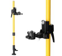 Staffa telescopica per barra di supporto livellatore di linea regolabile in altezza da 4,2 m Supporto per prolunga per sollevamento filettatura da 1/4 '' per livello laser