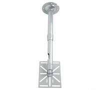 Staffa telescopica per telecamera a circuito chiuso in lega di alluminio, gancio verticale per sistema PTZ, fissaggio a parete a soffitto, portata 20-80 cm, argento (20-40 cm)