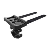 Staffa Torcia Bici Bicicletta Nera Alta Qualità Morsetto Luce Manubrio Supporto