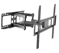 Techly Staffa da muro 361247 - Doppio braccio per TV 37-70'' VESA 600x400 Nero
