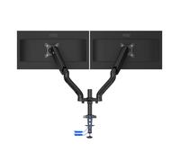 STAFFA TV/MONITOR DA TAVOLO MORSA HUB USB DA 13 A 32 9KG GAS 2BRACCI NEW