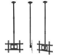 Staffa TV per sospensione a soffitto TV regolabile nero Maclean MC-803