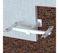 Staffa unità esterna climatizzatore per parete con cappotto isolante