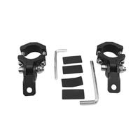 Staffa Universale Per Montaggio Su Riflettore Per Moto, 2 Pezzi, Supporto Per Tubo Per Barra Luminosa In Lega Di Alluminio Per Scooter Dirt Pit Bike SUV