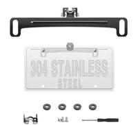 Staffa universale per targa per telecamera posteriore, in acciaio inox, accessorio per telecamera posteriore, solo supporto per telecamera posteriore