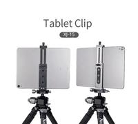 Staffa universale per treppiede con clip per supporto per telefono tablet in lega di alluminio per telefoni cellulari Supporto per tablet per tablet Ipro
