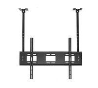 Staffa universale regolabile da soffitto per TV da 55100 pollici, design telescopico, per soffitti inclinati/a volta, perfetta per Home Theater e soggiorno, altezza 2 m