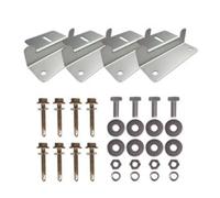 Staffa Z per montaggio modulo pannello solare Renogy 4 unità: set completo di 4 staffe, dadi, bulloni in alluminio stile pannello solare Z
