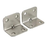 Staffe a L in acciaio inossidabile da 20/40 pezzi, bretelle di fissaggio con giunto ad angolo 90 gradi, hardware rinforzo for mobili, tavoli, sedie e cabine Per Mobili, Scaffali, Sedie In Legno(20pcs)