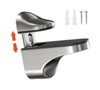 Staffe a scaffale di vetro - morsetto regolabile da 5,6x3,4 cm, supporto per supporto durevole, sostituzione hardware affidabile | Strumento di montaggio forte con usi pratici funzionali per la porta
